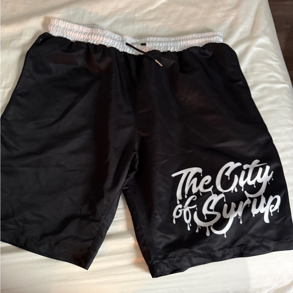 City of Syrup Black Men's Shorts